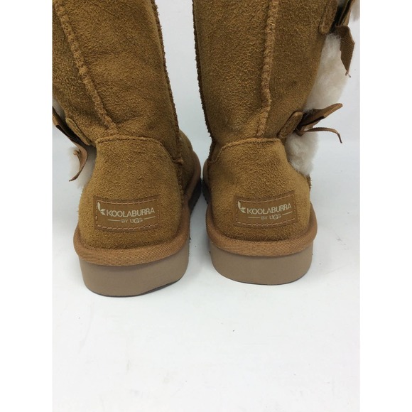 NWOT Koolaburra Camel Mid calf boots faux fur lined in Women size 6 - Picture 5 of 10